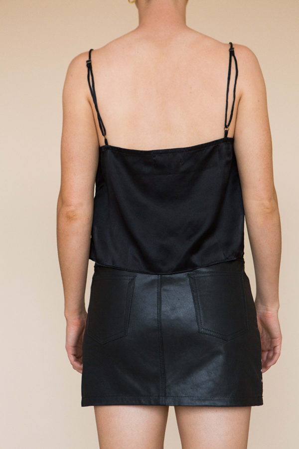 The Cami - Black Silk